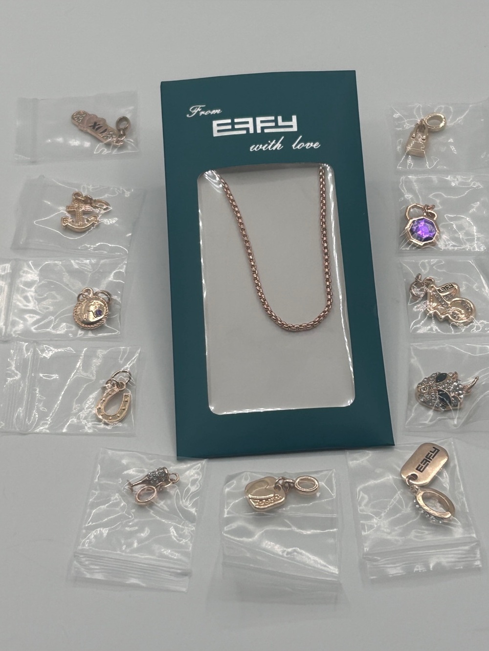 EFFY Norwegian Cruise NCL AMULET OF ADVENTURE Set 24” Chain + 11 Charms NEW